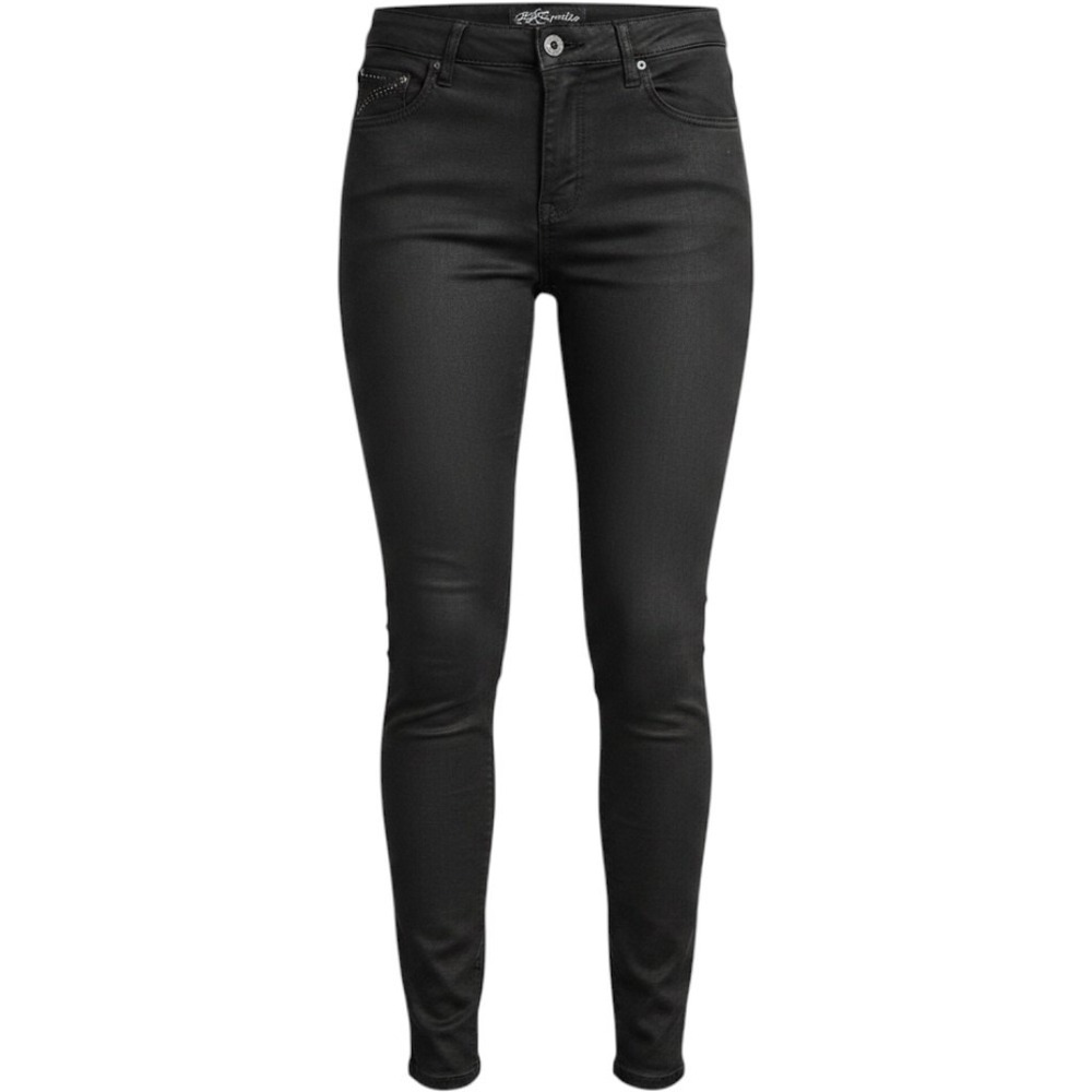 One 5 One Platinum Ponte Black Embellished Petite Pants Size 10P NWT - Picture 3 of 8